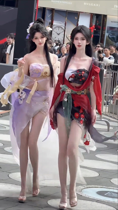 both chinese girl street fashion tiktok 🔥#shorts