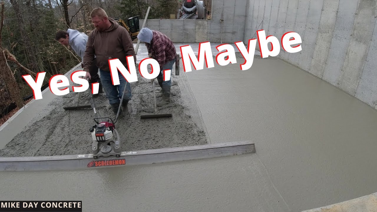 Could You Work With Us Pouring Concrete? Watch This, Comment Below
