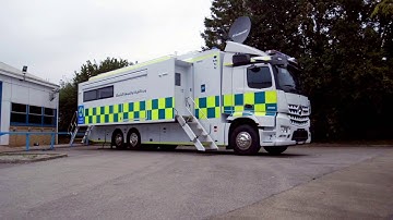 Delivering Resilience - Hamad Medical 26-tonne Mercedes command and control vehicle - Excelerate