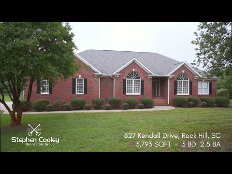 627 Kendall Drive, Rock Hill, SC home video tour