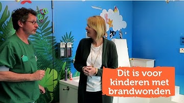 PIJNLIJKE VERBANDWISSEL | dit helpt brandwondenpatiëntjes