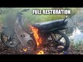 Full restoration1997 honda astrea abandonedtimelapse