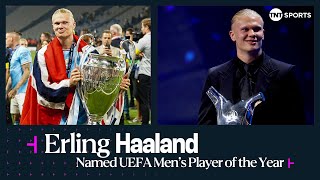 I Like When Pep Shouts At Me ? Man City Star Erling Haaland Named UEFA Mens Player of the Year ?