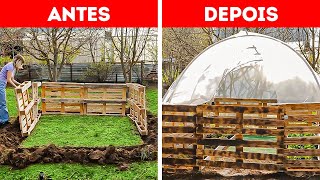 Estufa DIY: Habilidades excepcionais de jardinagem para todos os lares