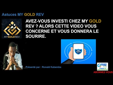 SI VOUS AVEZ INVESTI CHEZ MY GOLD REV ALORS CETTE VIDEO VOUS CONCERNE ET VOUS DONNERA LA SOLUTION.