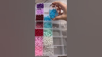 Restocking beads #smallbusiness #beadedjewelry #asmr #beads #restock #asmrsound #asmrvideo