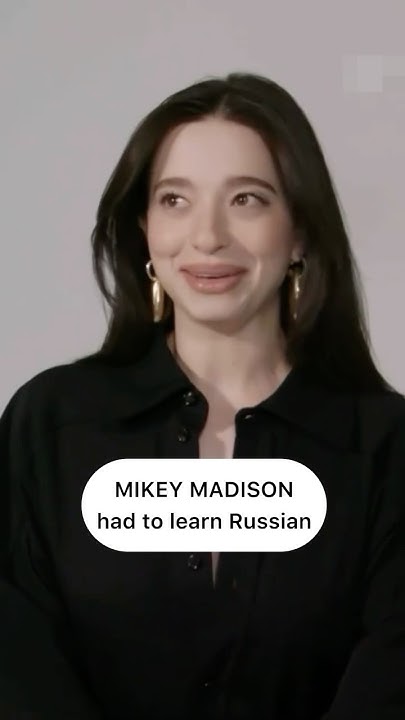 Mikey Madison had to learn Russian 🙏🏻 follow @skylinguaofficial #viral