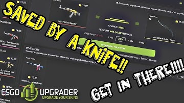 Saved By A Knife!! - CSGOUpgrader.gg