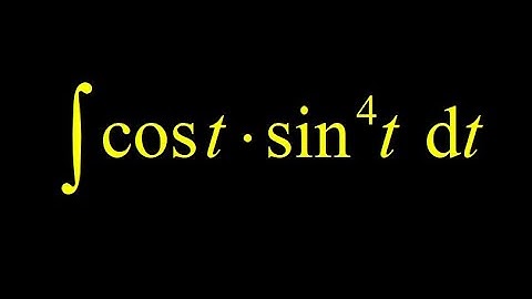 Integral cos(t)(sin(t))^4 by using the chain rule backwards, then differentiate the antiderivative.