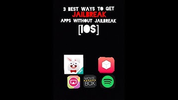 3 Ways to get jailbreak apps (Spotify Premium,Movie box etc.)without a jailbreak[iOS]