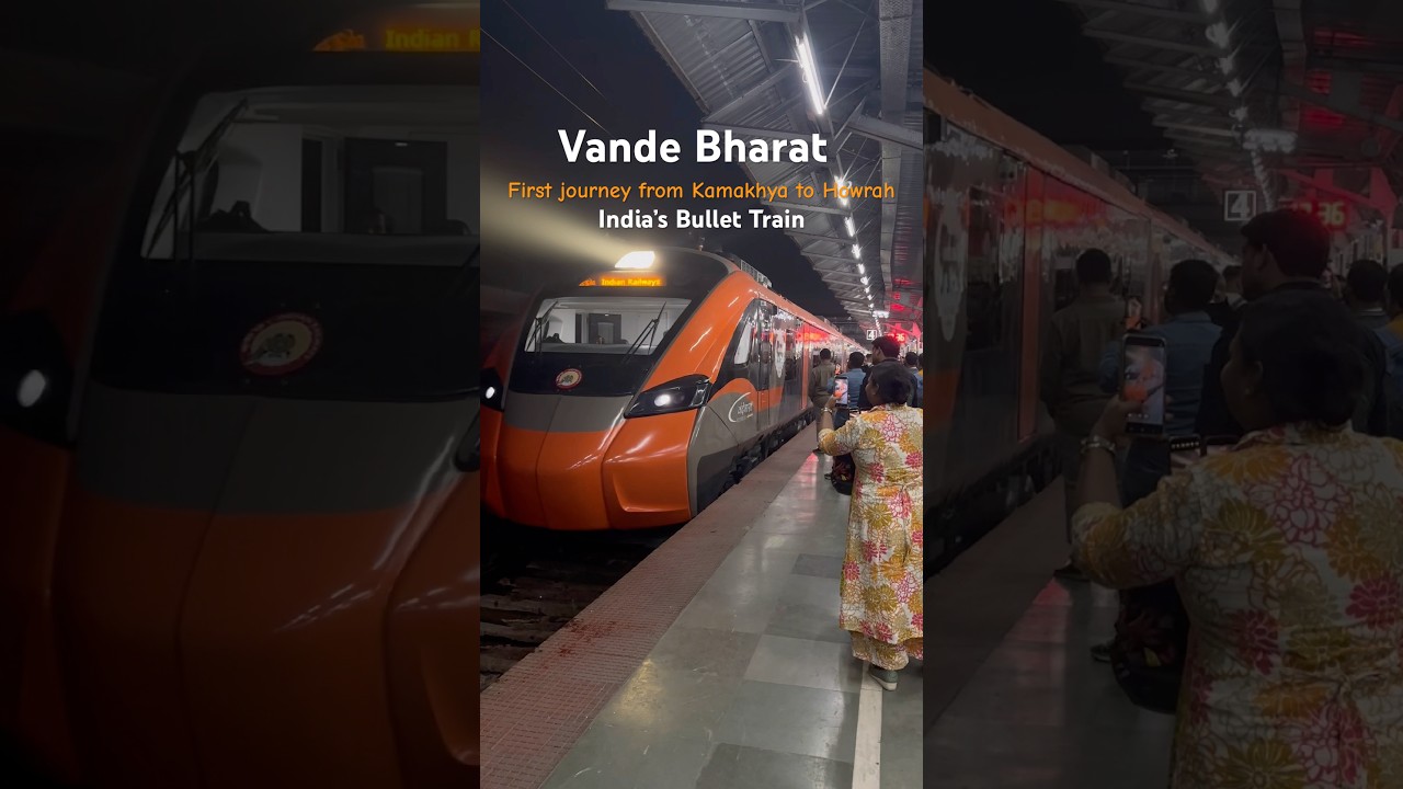 Vande Bharat | First Journey from Kamakhya to Howrah | Just a Boy