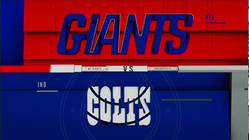 NFL on CBS intro 2018 NYG@IND