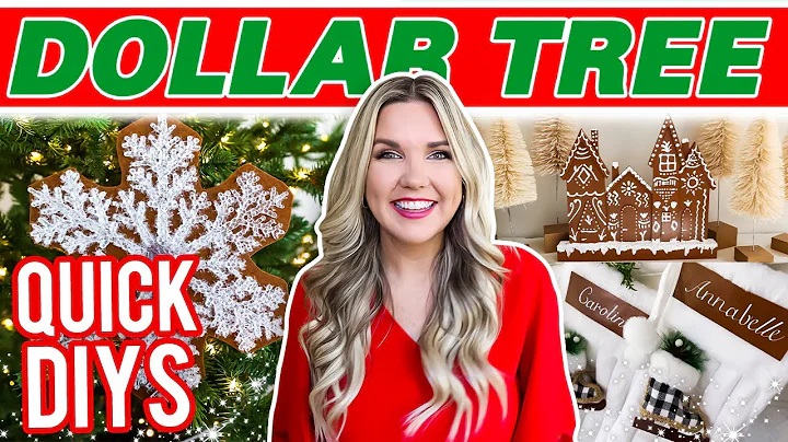5 Minute Christmas Dollar Tree DIYs...ALL NEW!!!