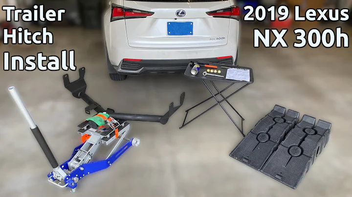 Lexus NX 200/NX 300 Trailer Hitch Installation the EASY WAY using a Motorcycle Lift