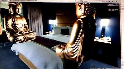 Away3D and Flash Molehill: Zen Hotel