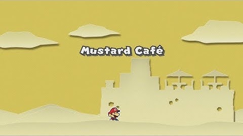 Paper Mario Colour Splash: Part 27 - Mustard Cafe