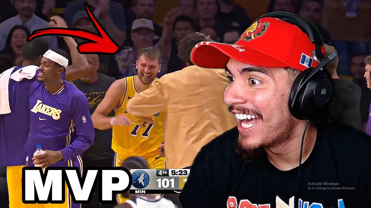 LUKA IS UNSTOPPABLE!!!! LeBron Fan Reacts To Lakers vs Timberwolves ...