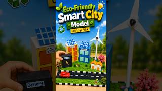 Eco-Friendly Smart City Model 🌱🏙️ | School Project DIY | Science Exhibition Idea | Craft by Falak