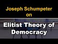 Democracy - Elitist Theory of Democracy for NTA NET JRF and UPSC Political Science Optional