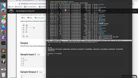 AtCoder Beginner Contest 174 (rank 4)