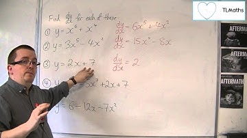OCR MEI Core 2 3.04 Examples of Differentiating Polynomials