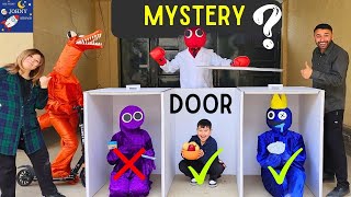 Don't Pick The Wrong Mystery Door With Rainbow Friends In Real Life
