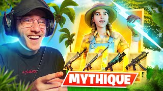 FAIRE TOP 1 avec TOUTES les ARMES MYTHIQUES sur FORTNITE ! ( C'était une galère !!! )