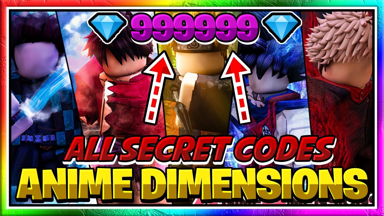 ALL NEW SECRET CODES in ANIME DIMENSIONS CODES Roblox Anime Dimensions  Codes ROBLOX  YouTube