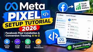 How to Setup Meta Pixel in 2026  Complete Facebook Pixel Tutorial for Beginners