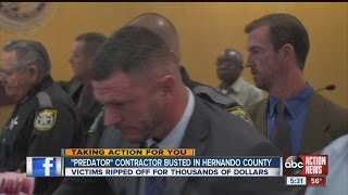 Unlicensed contractor leaves court in handcuffs