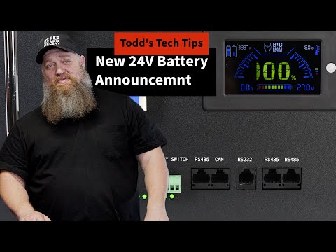 New 24 Volt Battery technology