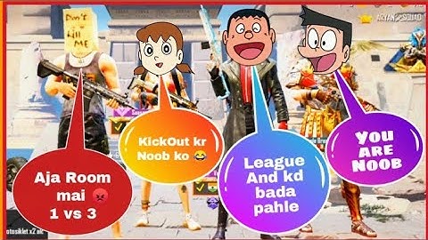 😤Random 100 RP pro players Call me noob and I Challanged for TDM 1vs3 || INSANE