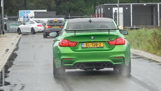 BMW M Cars Arriving in Rain M4 F82 Equal Length, M5 E39/E60 Eisenmann, M6 E63 iPE, M3 E46, M2CS Etc