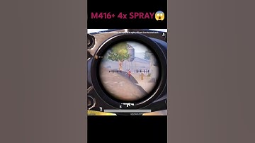 M416+4X HACKER SPRAY 😱🔥 #pubgbattlegroundsmobileindiagameplay #hacker #bgmi#gaming