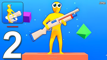 Flip Beat: Ragdoll Gun Shooter - Gameplay Walkthrough Part 1 (Android, iOS)