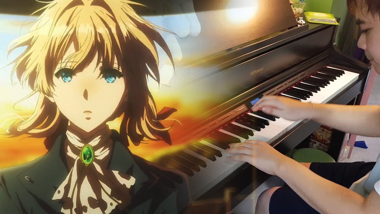 Violet Evergarden EP 1, 3 OST - "One Last Message/I LOVE YOU" (Piano & Orchestral Cover) [emotional]