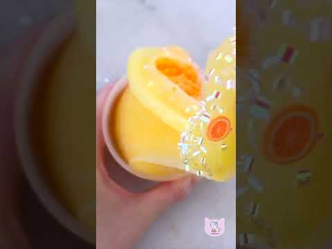 Slime ASMR 🍊 Frozen Satsuma DIY Clay from Momo Slimes #slime #asmr #slimeasmr #satisfying