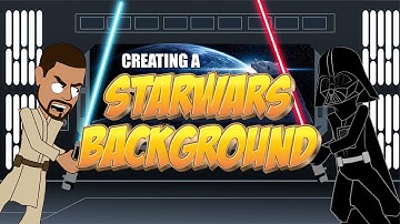 Creating a Star Wars background in Anime Studio - MOHO Pro