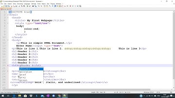 13  HTML Inline Text Formatting