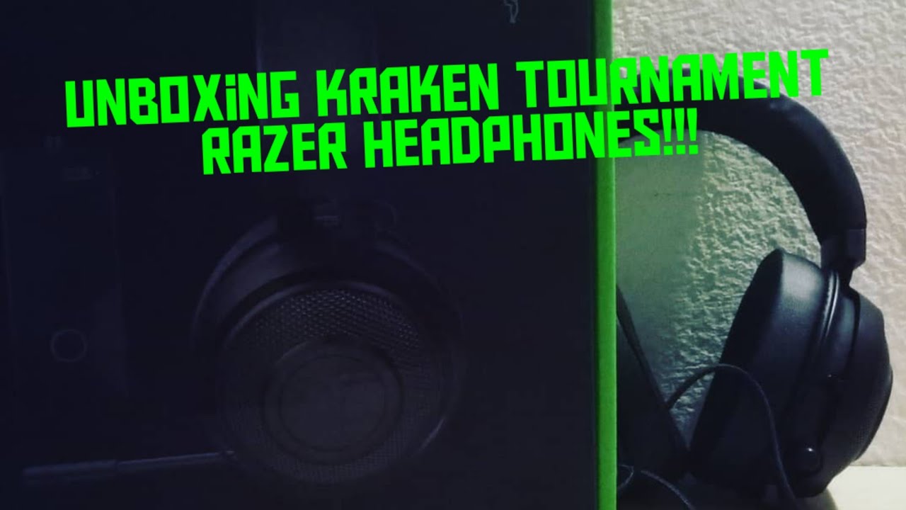 UNBOXING THE RAZER KRAKEN HEADPHONES!THIS IS A UNBOXING VIDEO