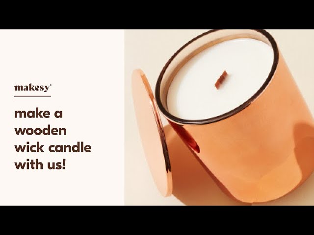 Short Wide Wooden Wick