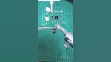 BC547 Transistor LED Chaser Circuit #shorts