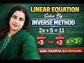 Linear Equation Solve by Inverse Method | Quantitaive Reasoning | Saba Zulkiful