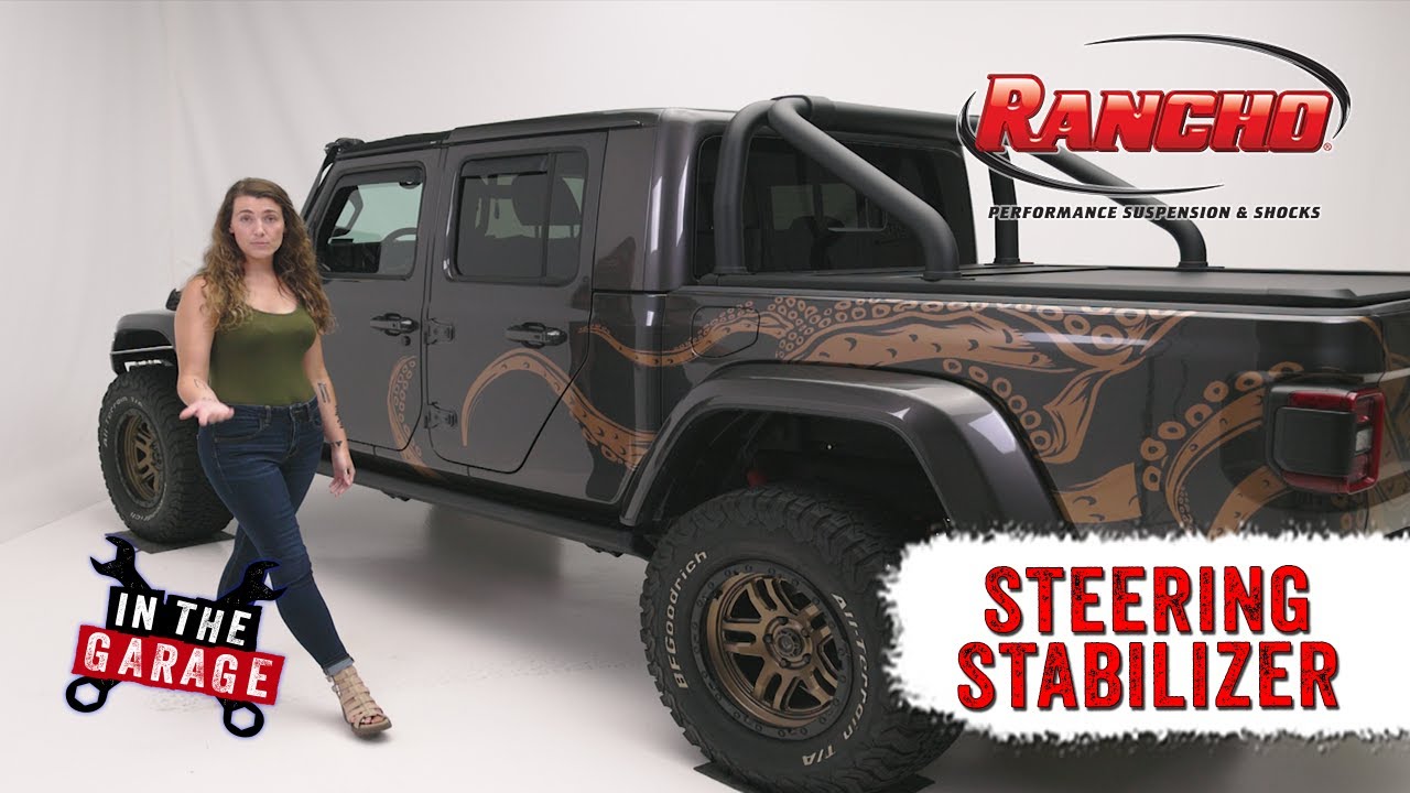 Rancho RS7MT Monotube Steering Stabilizer - YouTube