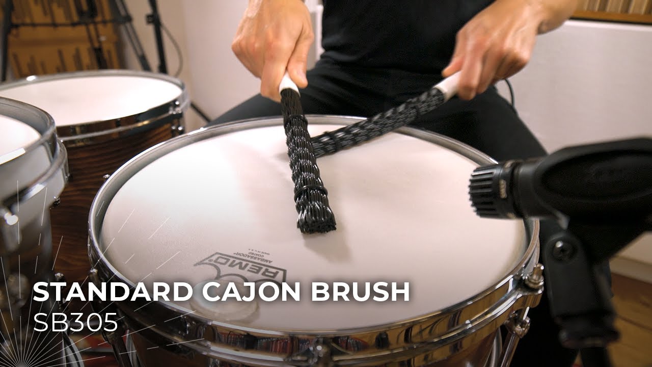MEINL Stick & Brush Standard Cajon Brush SB305 YouTube