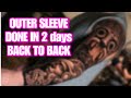 INSANE SLEEVE TATTOO 🔺AZTEC CULTURE INSPIRED ▪️tattoo tutorial (how to tattoo)