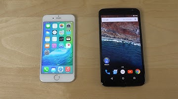 iPhone 6 iOS 9 Beta vs. Nexus 6 Android M Developer Preview - Which Is Faster? (4K)