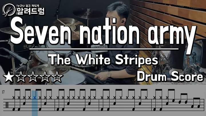 7 Nation Army Drum Cover version - Drum Cover performance video thumbnail
