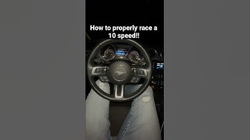 How to properly race a 10 speed mustang!! #shorts #shorts #shortsvideo #mustanggt