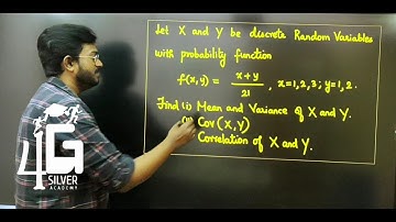 Mean, Variance, Covariance, Correlation in Tamil Type 3 | Random Process and Linear Algebra in Tamil